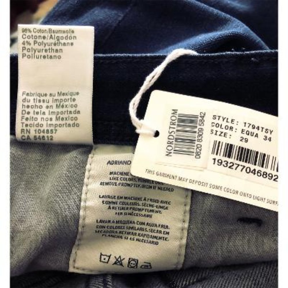 SOLD AG Everett Slim Mens Blue Straight Leg Jeans - Picture 8 of 9
